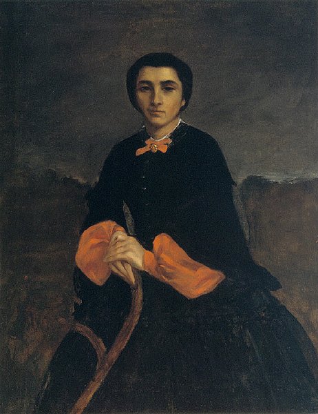 Portrait of a Woman by Gustave Courbet