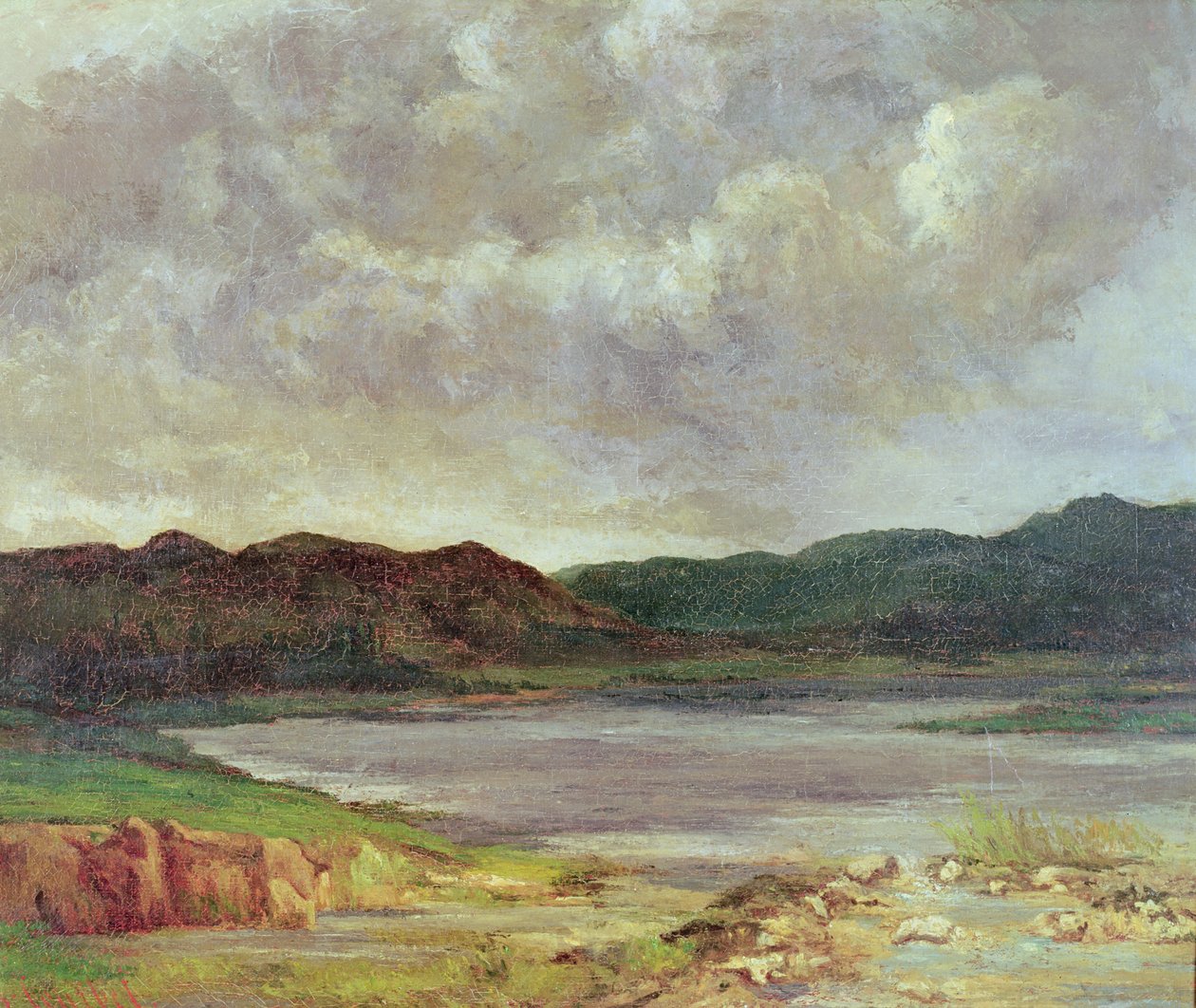 The Black Lake by Gustave Courbet