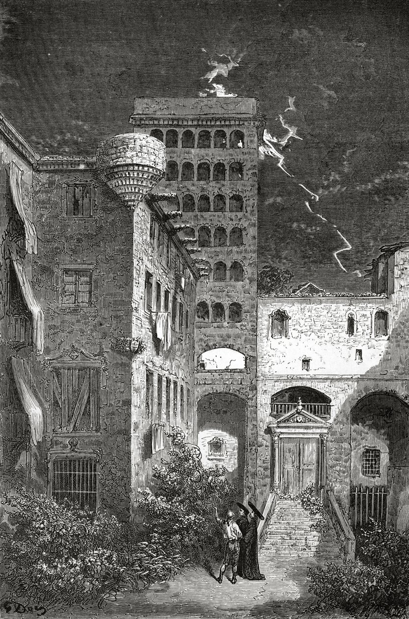 Barcelona Prison of Inquisition, illustration from 'Le Tour du Monde ...