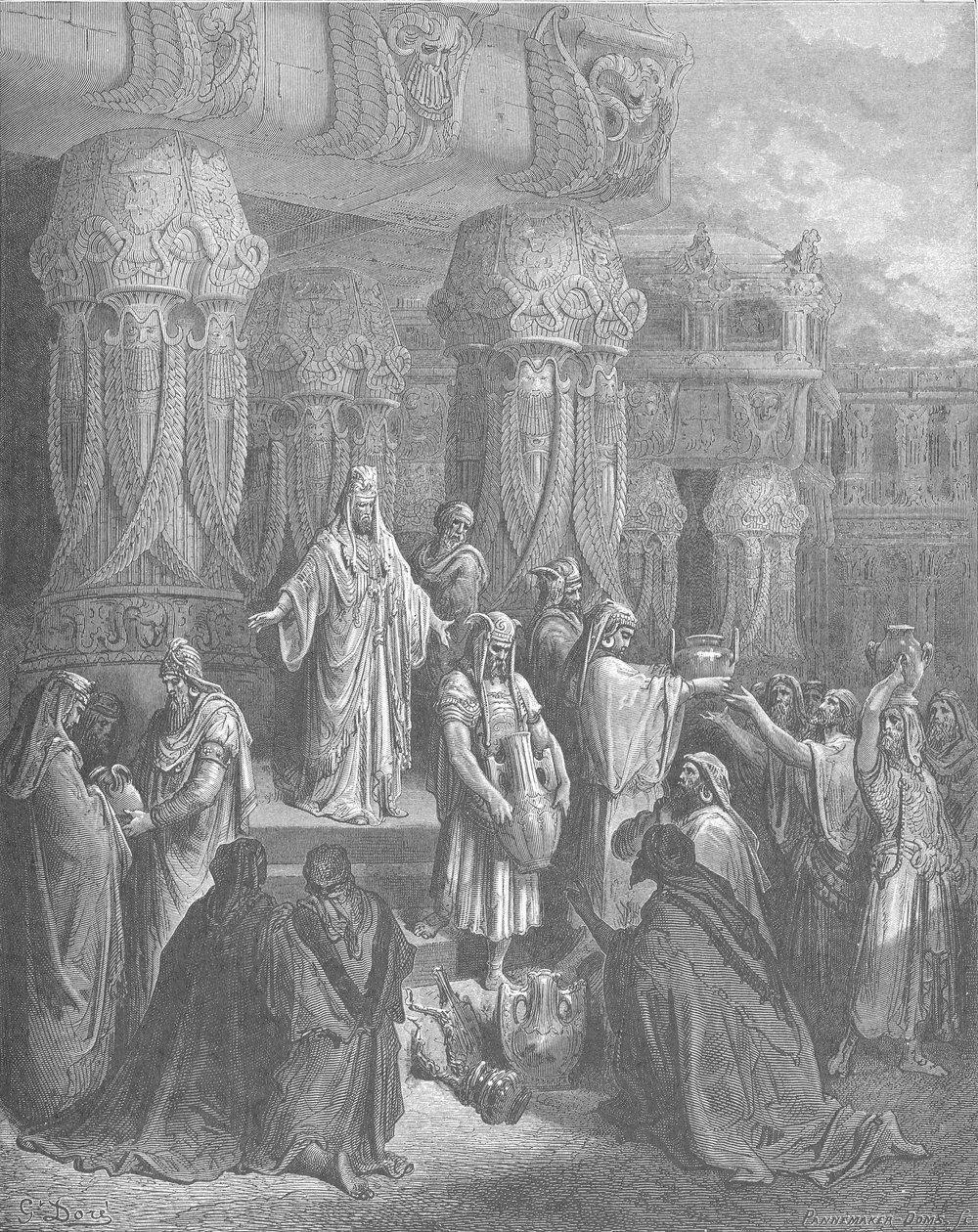 Cyrus Restores the Vessels of the Temple by Gustave Dore