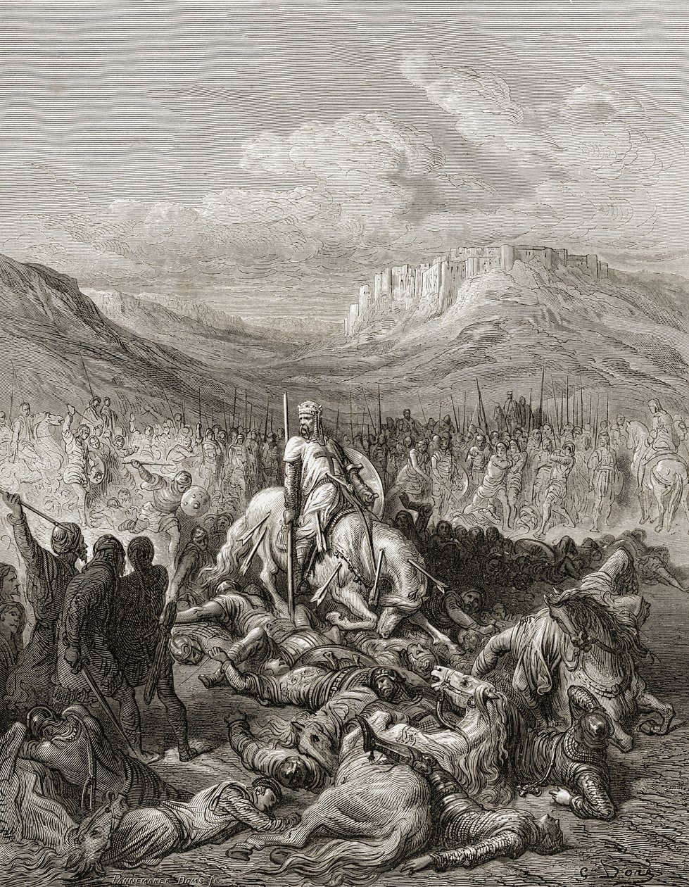 Glorious Death of Jacques de Maille Marshal of the Temple, Illustration from 