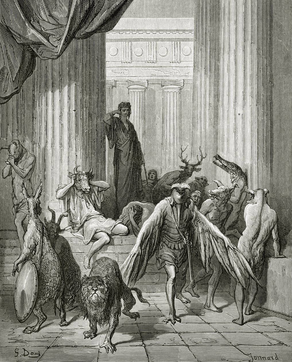 The Companions of Ulysses, illustration from 