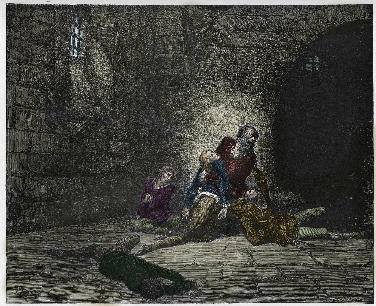 Inferno, Canto 33: Gaddo dies before his father