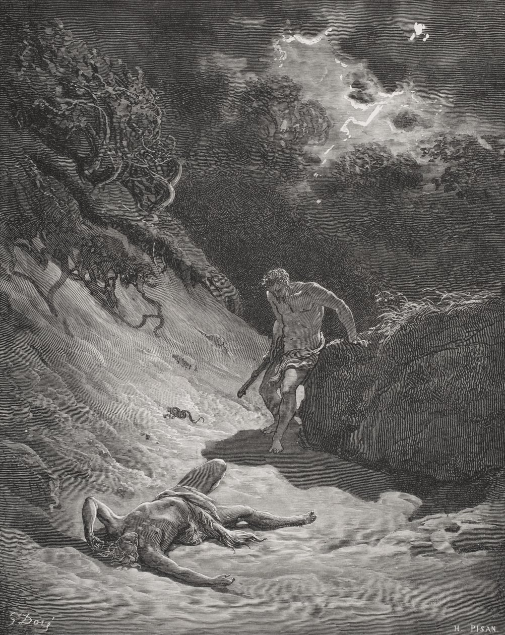 The Death of Abel, illustration from Dore