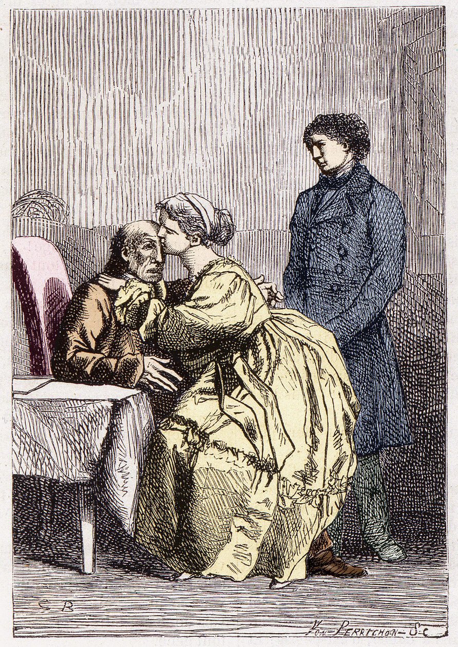Marius and Cosette Visit Jean Valjean Sick - in 