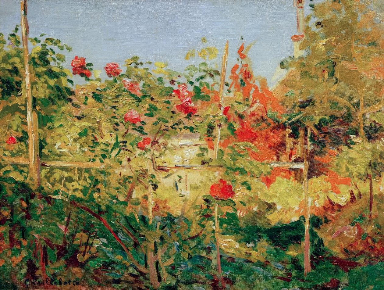 Garden in Trouville by Gustave Caillebotte