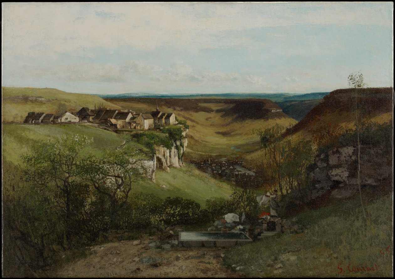 Château d’Ornans by Gustave Courbet