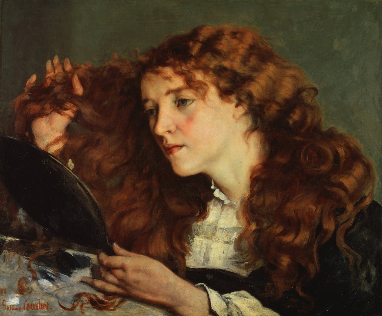 Jo, the Beautiful Irish Girl by Gustave Courbet