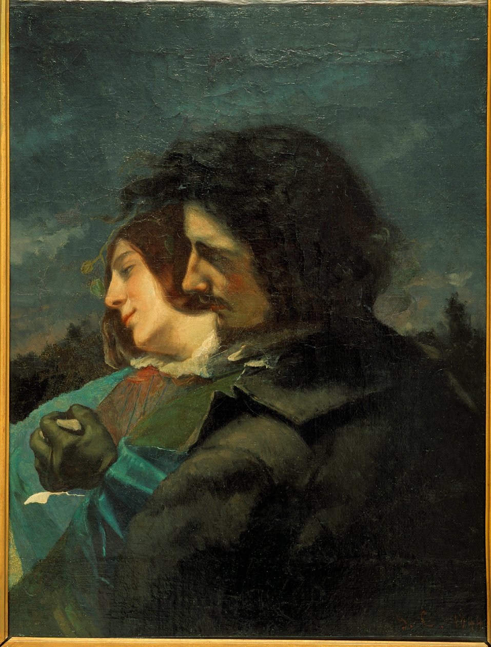 Happy Lovers by Gustave Courbet