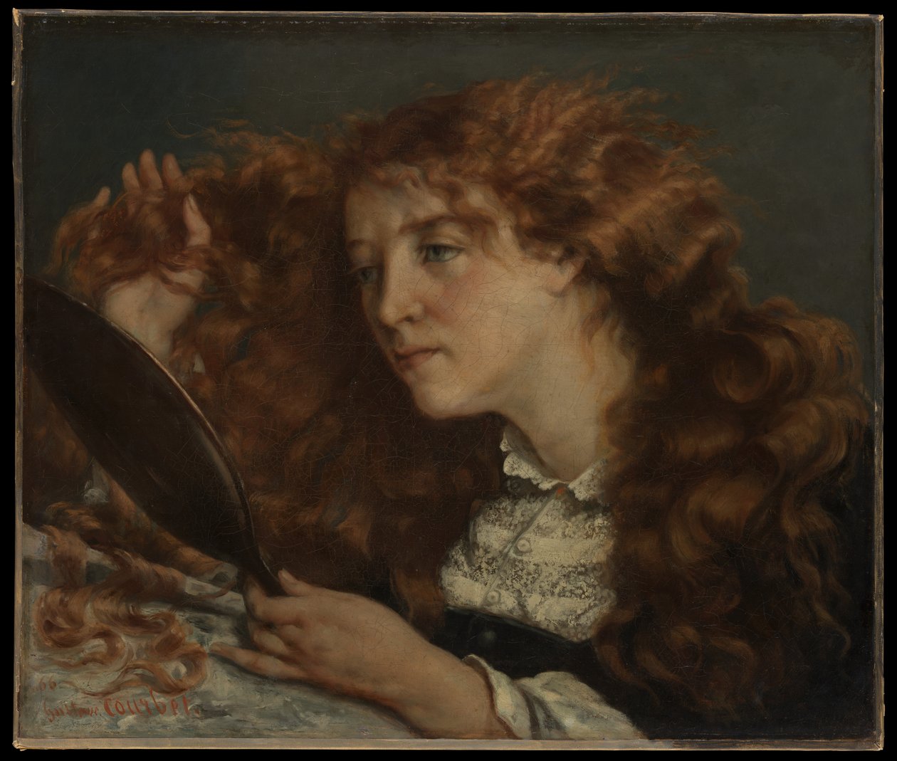 Jo, the Beautiful Irishwoman by Gustave Courbet