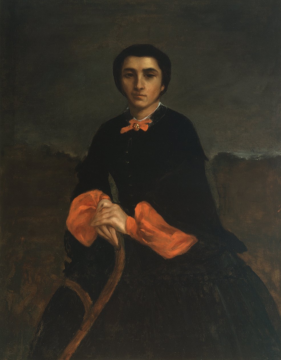 Portrait of a Woman: Juliette Courbet by Gustave Courbet