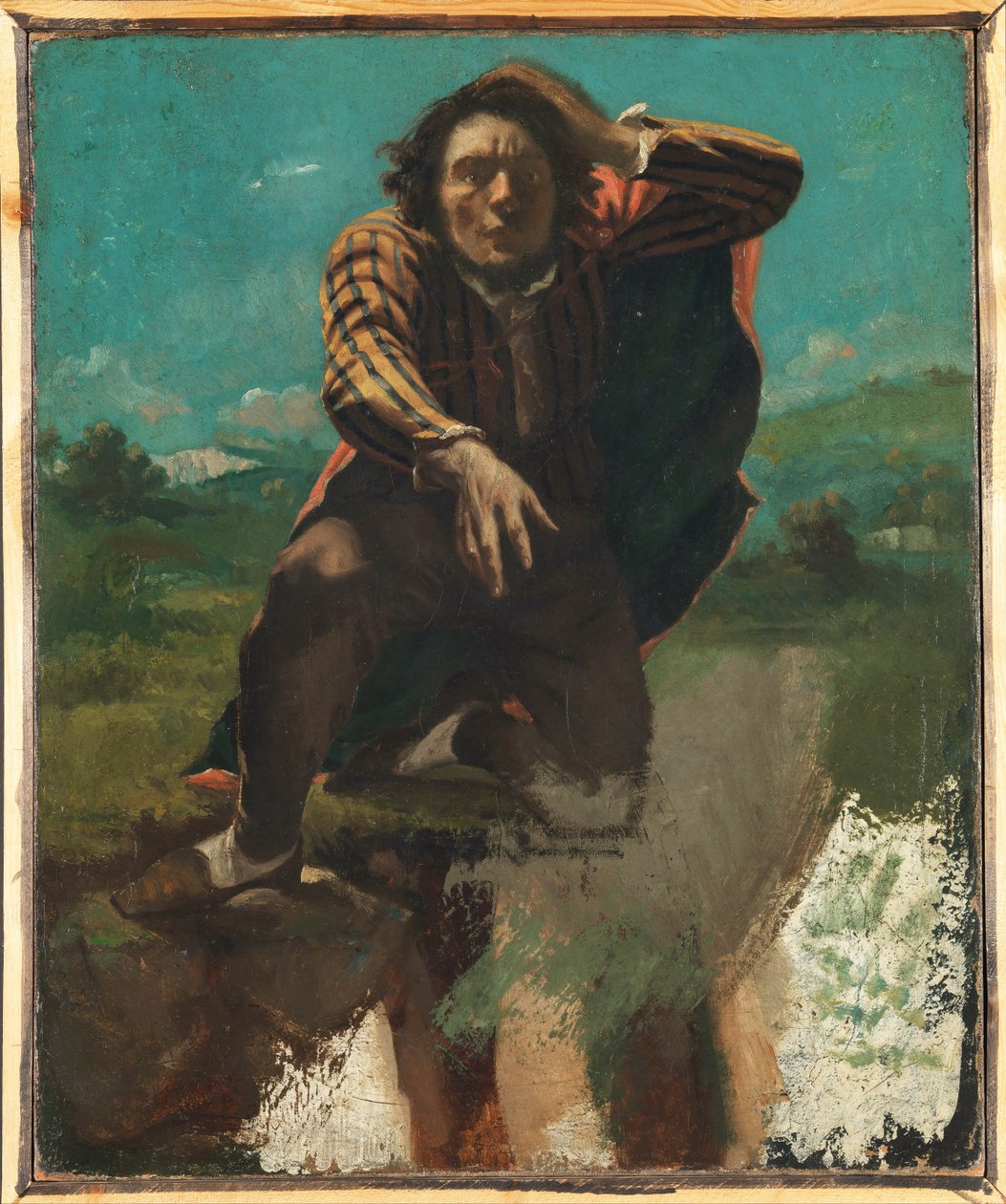The Mad Man with Fear by Gustave Courbet