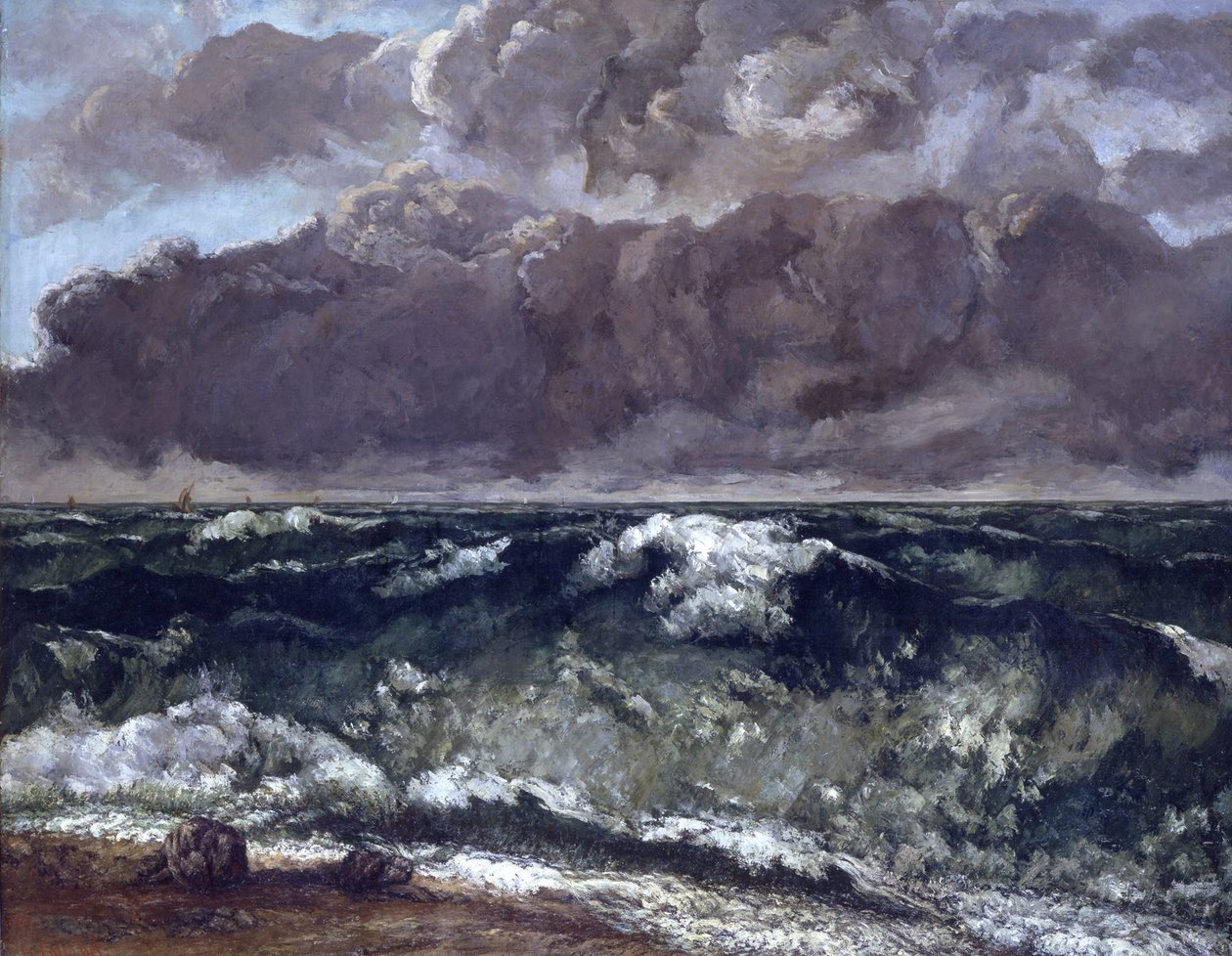 The Wave by Gustave Courbet