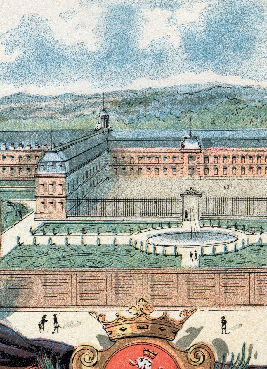 View of the Royal House of Saint-Cyr, Yvelines by Gustave Demoulin