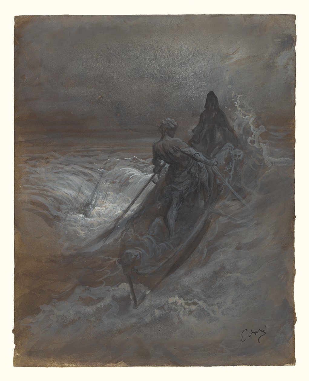 After the Shipwreck - Design for an Illustration of Coleridge
