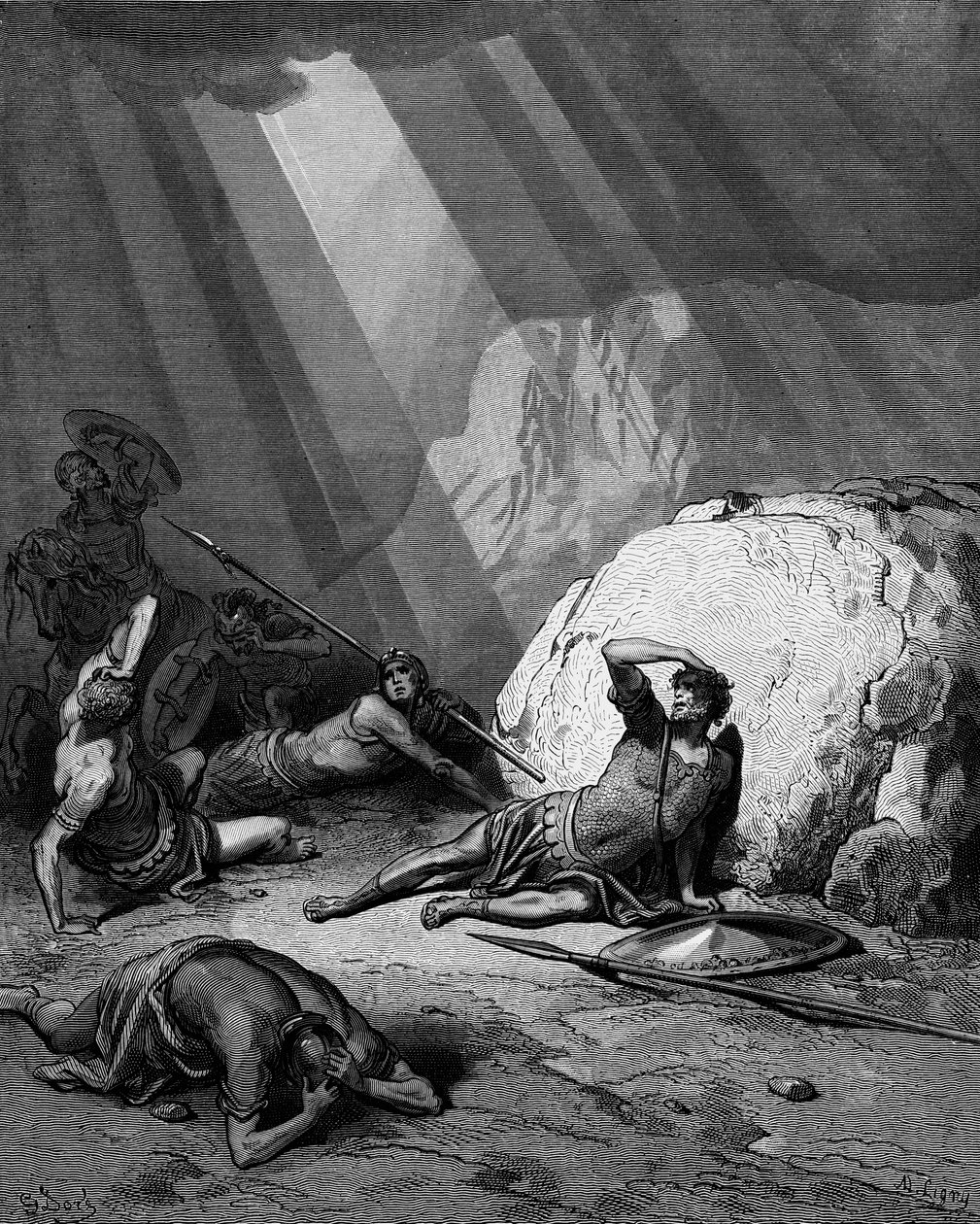 Conversion of St. Paul on the Road to Damascus by Gustave Dore