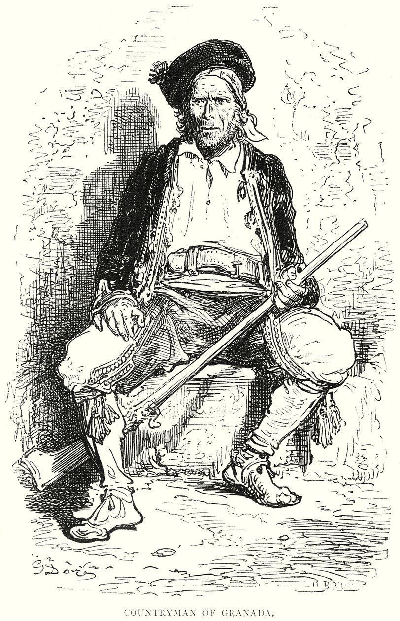 Countryman of Granada by Gustave Dore