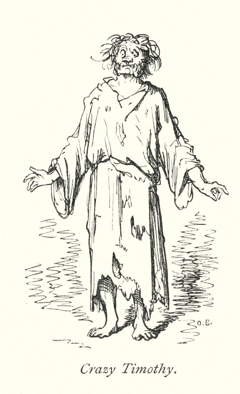Crazy Timothy by Gustave Dore