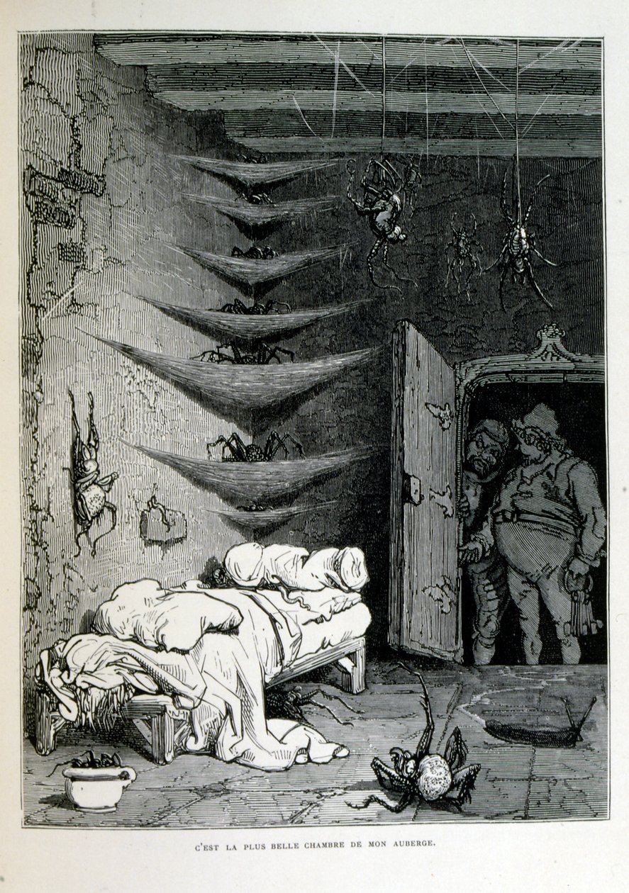Croque-Mitaine; 1863 Illustration by Gustave Dore by Gustave Dore