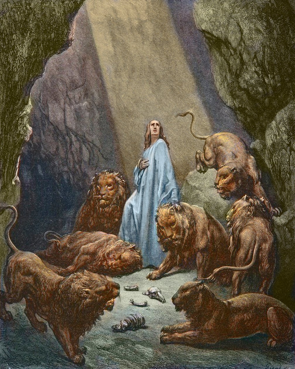 Daniel in the Den of Lions {Colouring Mat} Daniel in the Den of Lions {Colouring Mat}