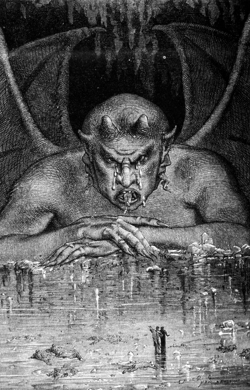 Gustave Dore Inferno Lucifer