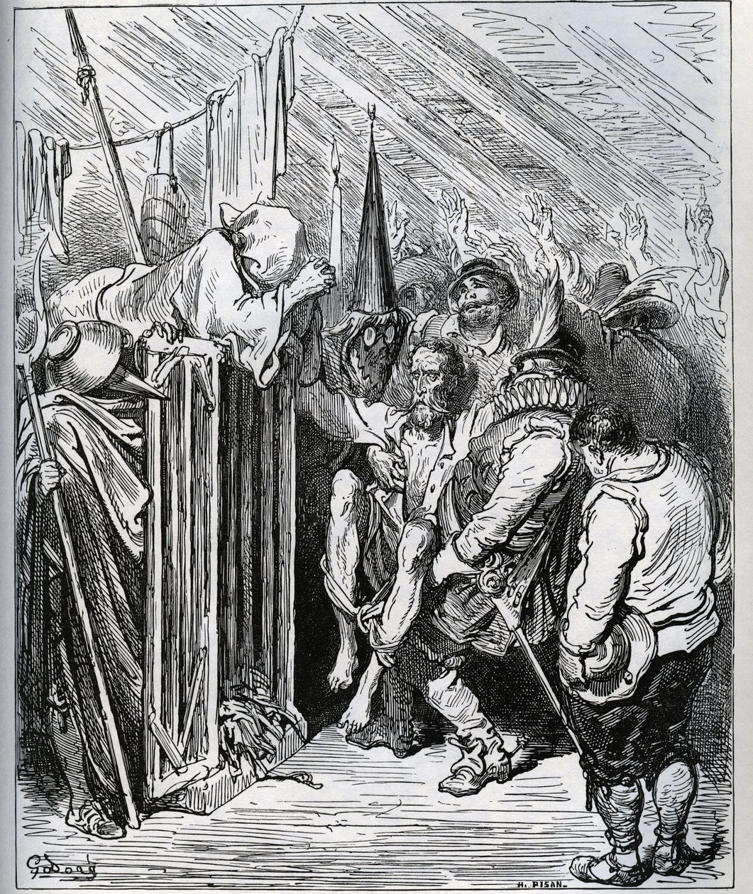 How to get rid of Don Quixote. The people of the hotel store decided to lock him up by making him believe in a new enchantment and a new chivalrous test - from 