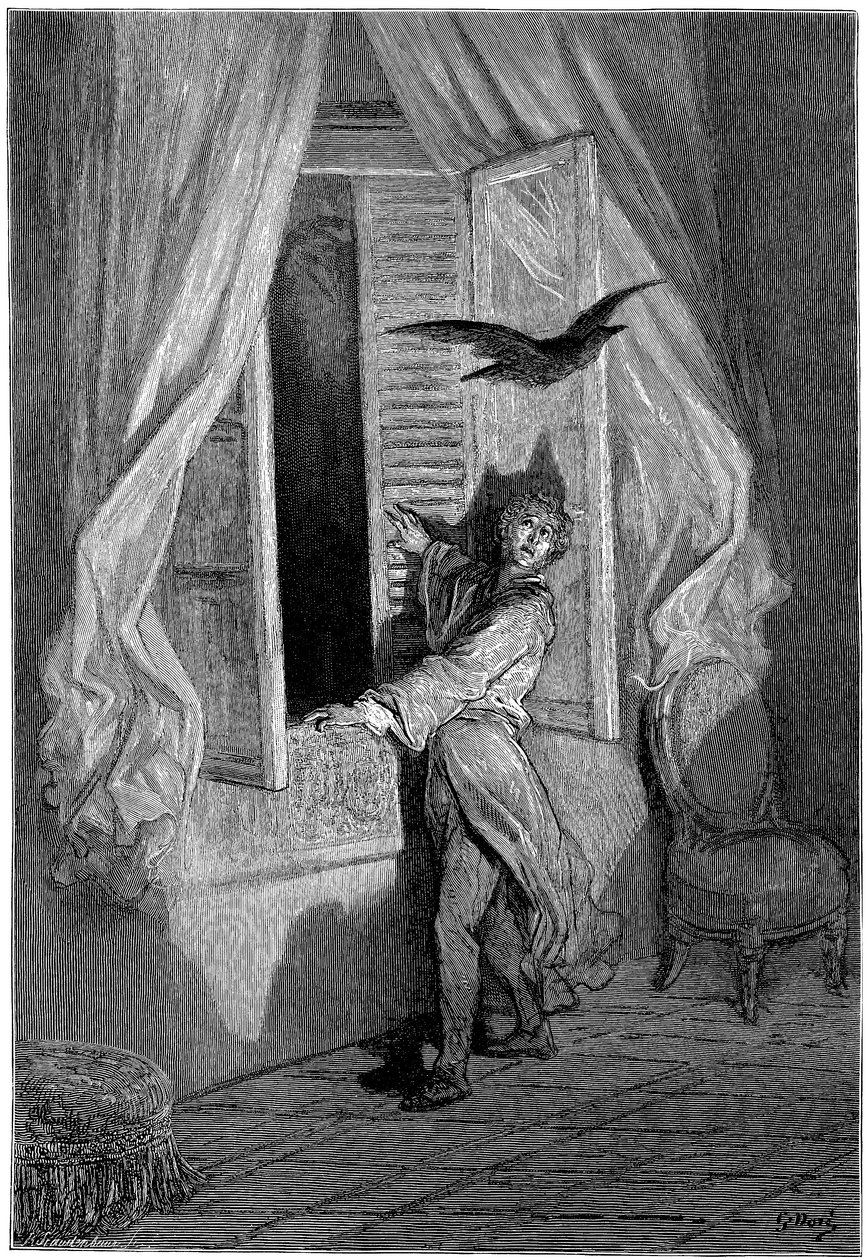 Illustration by Gustave Dore for Edgar Allan Poe