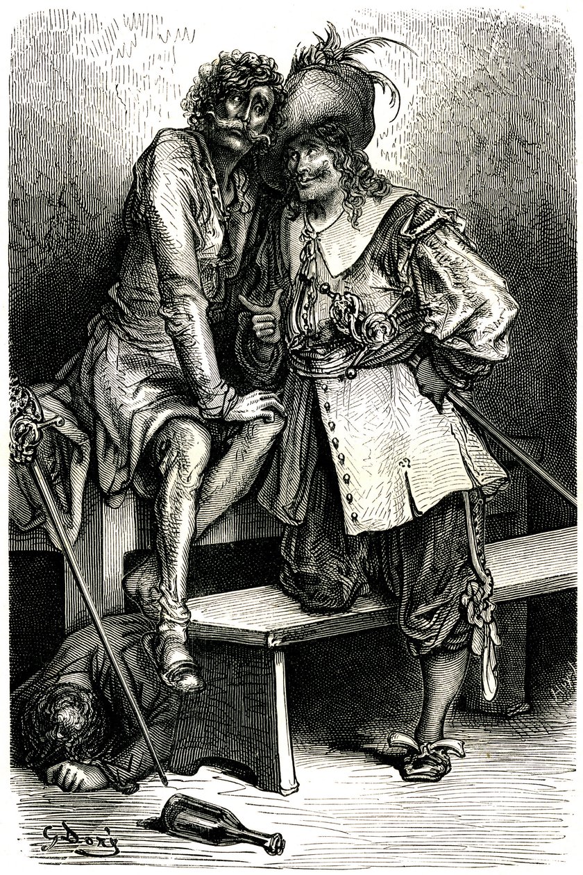 Illustration for the Captain Fracasse by Gustave Dore