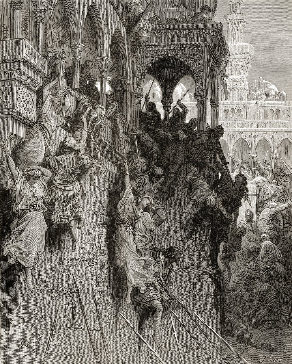 Massacre of Antioch, Illustration from 
