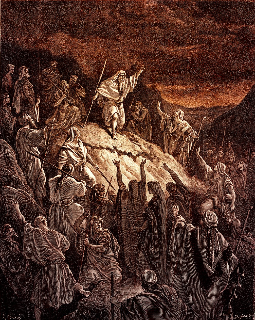 Mattathias Appealing to the Jewish Refugees by Gustave Doré - Bible by Gustave Dore