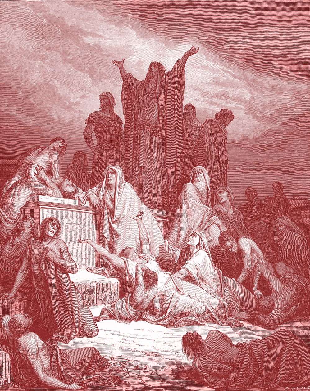 Plague of Jerusalem by Gustave Dore