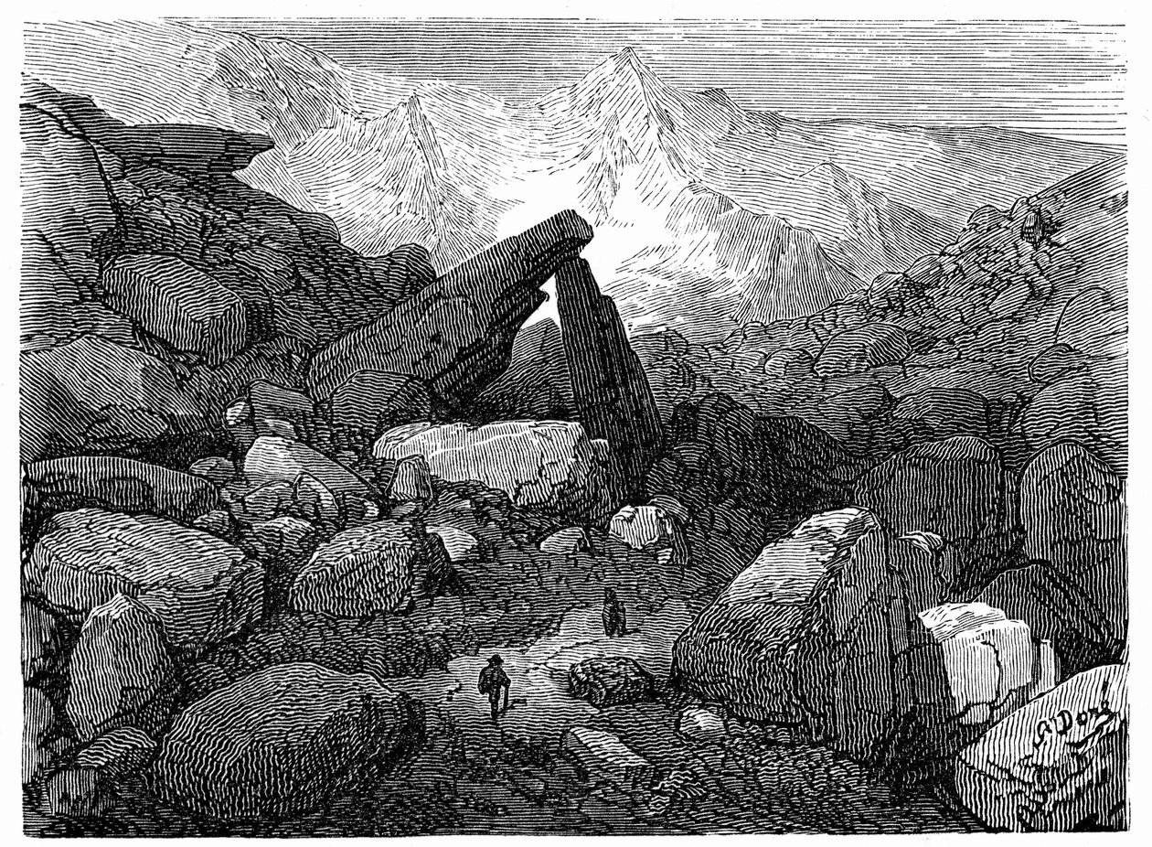 Livre Ancien : A Tour Through The Pyrenees, 1874 - 1ère édition - Illustrations Gustave Doré, Texte Hippolyte Taine