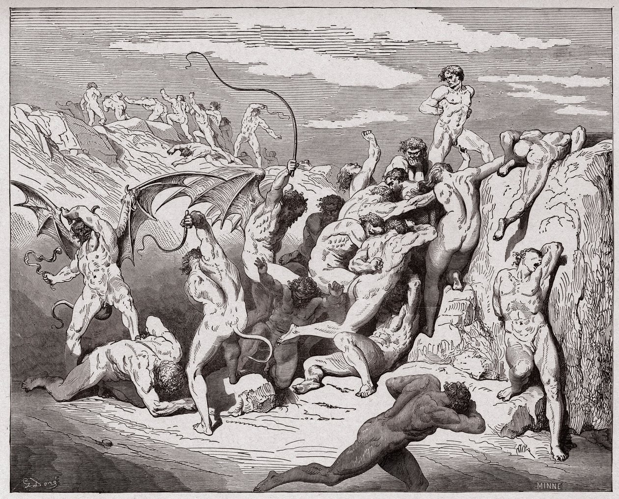 The Divine Comedy, Inferno, Canto 18: Devils and seducers ...