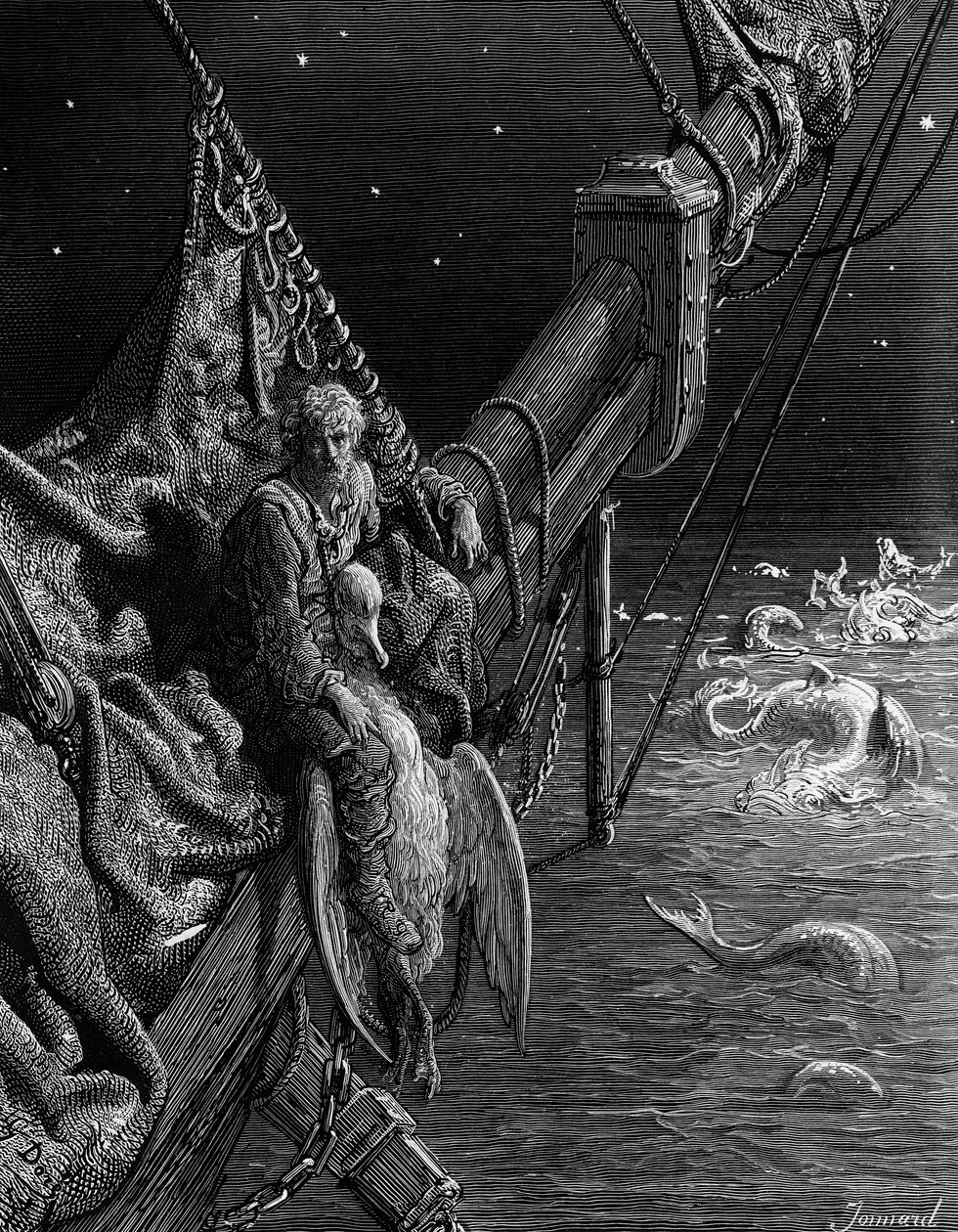 The Mariner Gazes on the Serpents in the Ocean, Scene from 