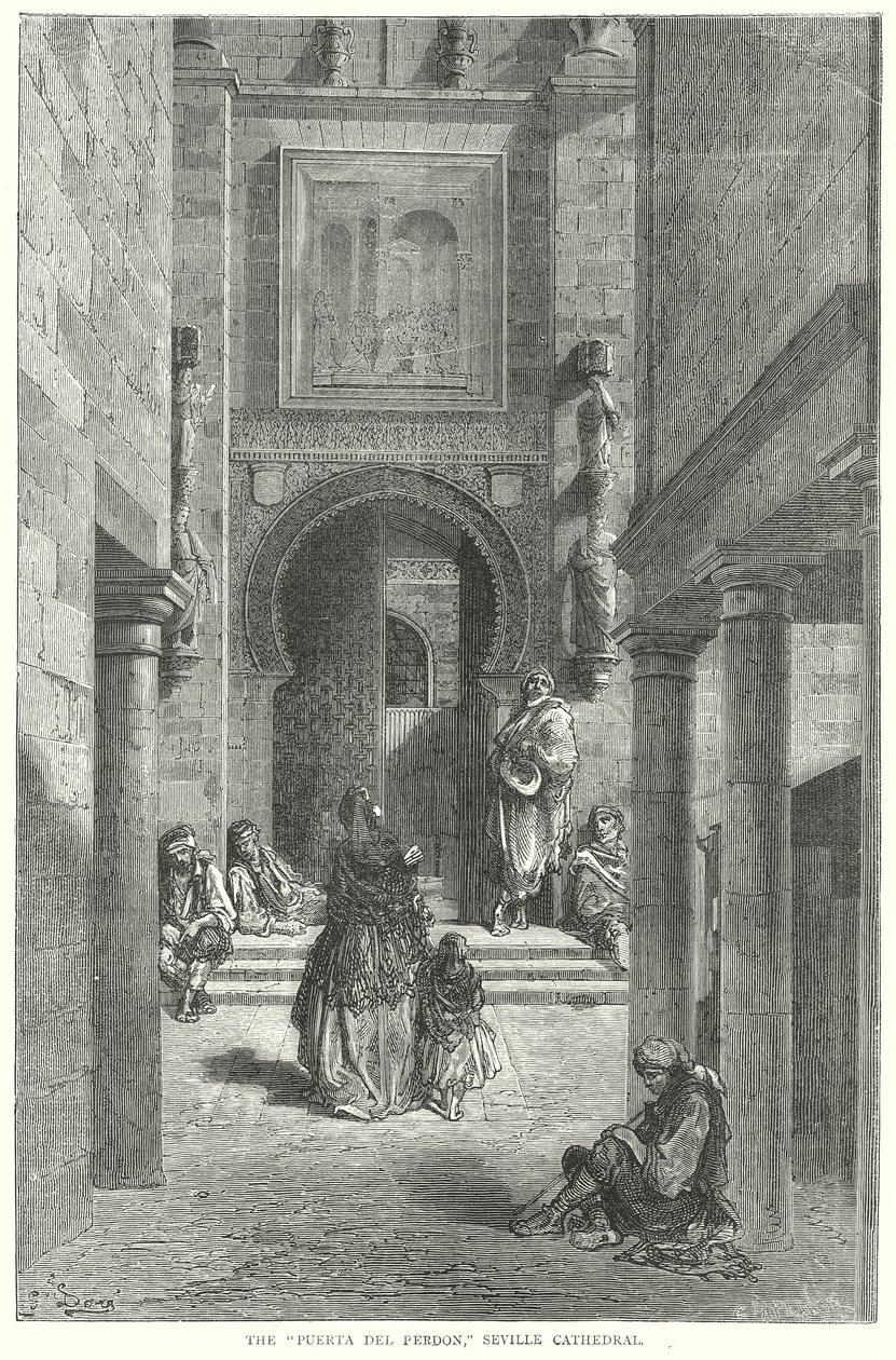 The "Puerta del Perdon," Seville Cathedral by Gustave Dore