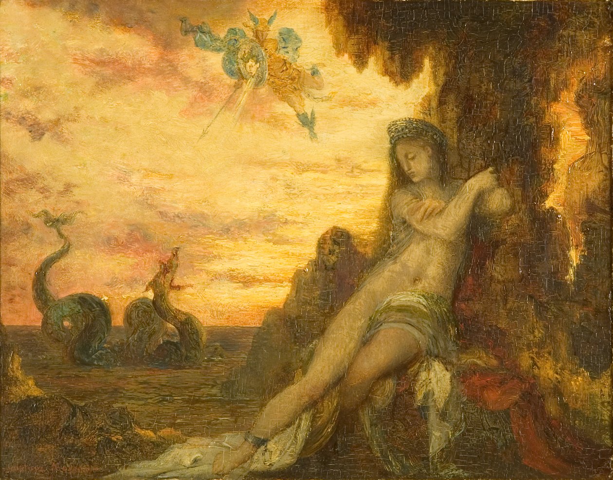 Perseus and Andromeda, c.1870 by Gustave Moreau