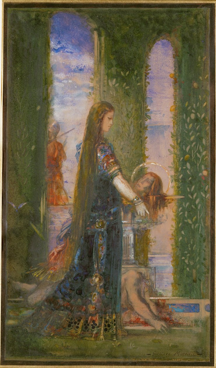 Salome in the Garden, or Salome Carrying the Head of Saint John the Baptist by Gustave Moreau