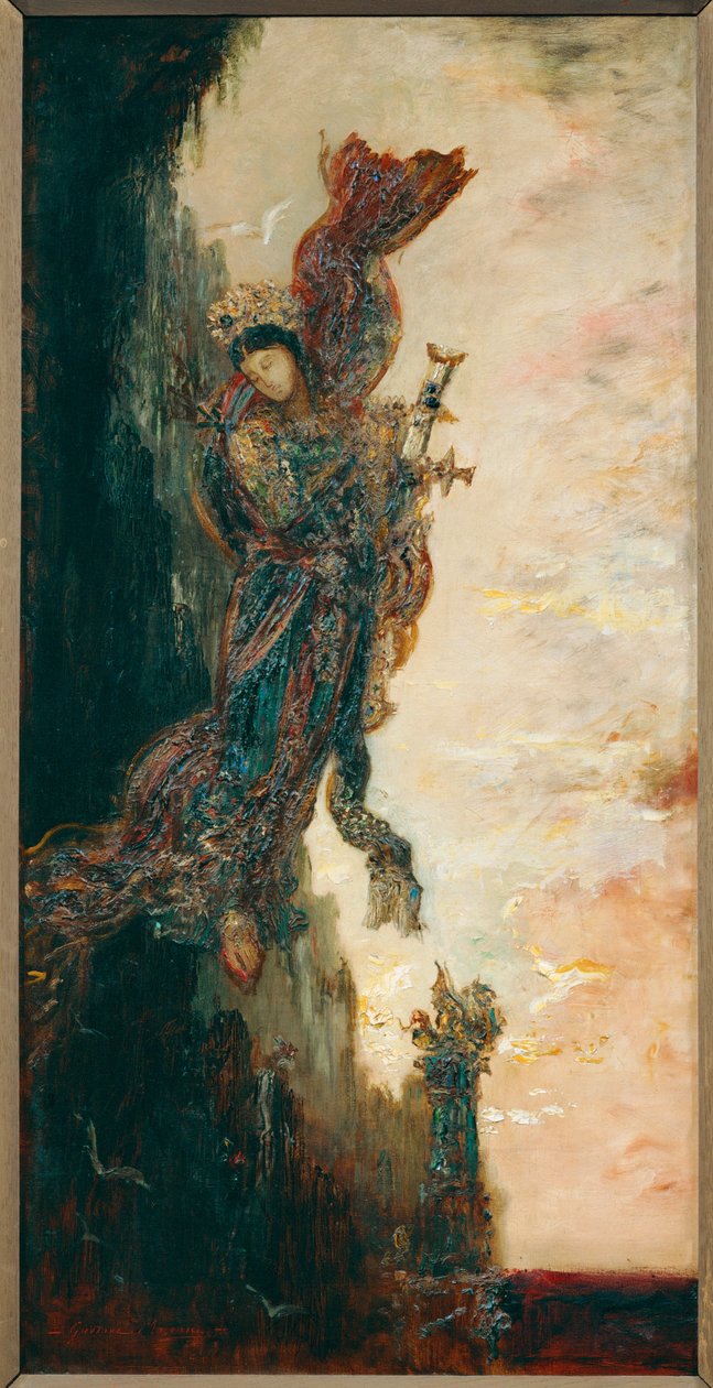 Sappho, falling by Gustave Moreau