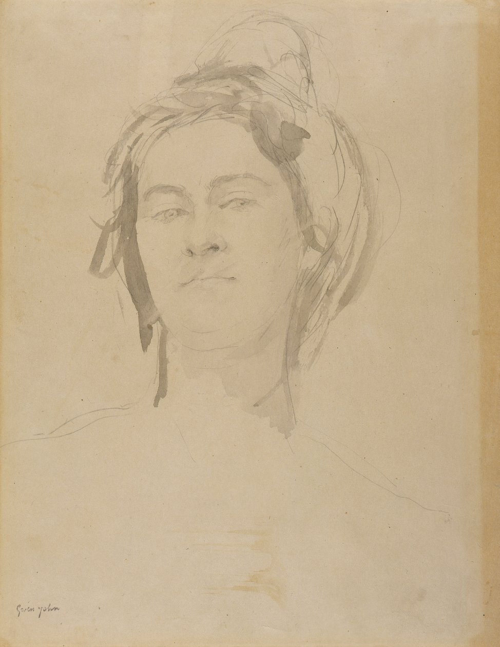 Head of a Young Woman by Gwen John