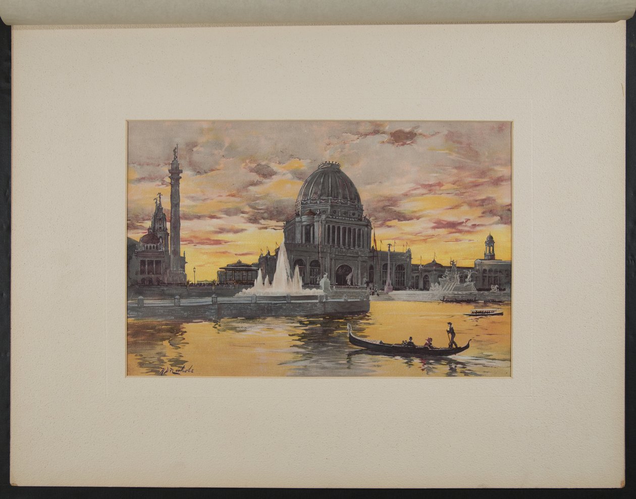 Administration Building, Evening Effect by H.D. Nichols