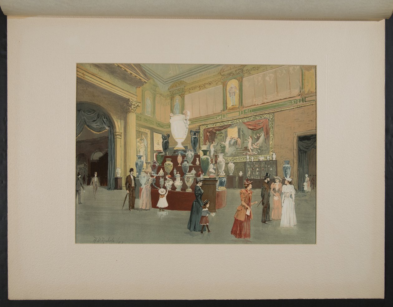 In the French Section, Manufactures Building by H.D. Nichols
