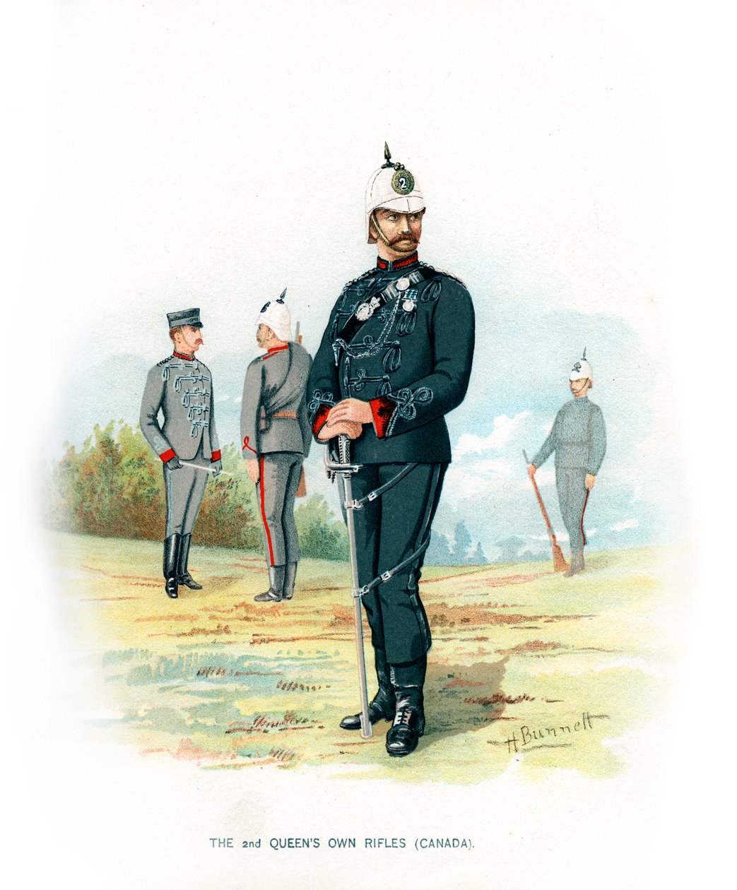 The 2nd Queen's Own Rifles Canada by H. Bunnett