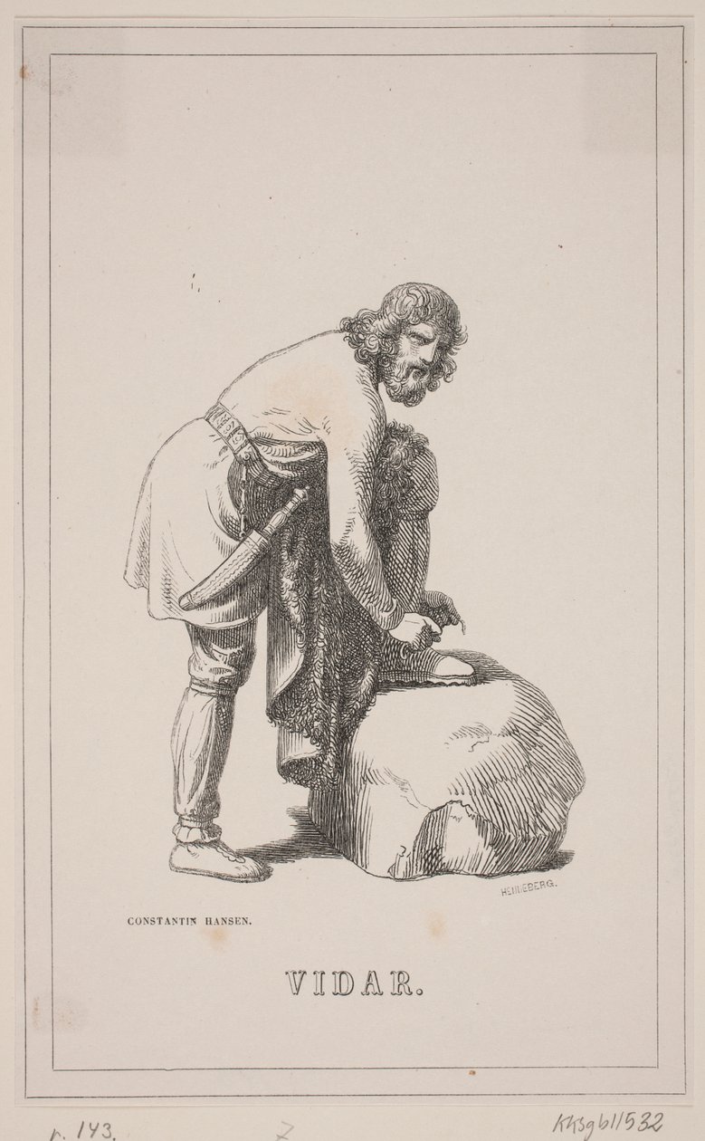 Vidar. Illustration for Fabricius