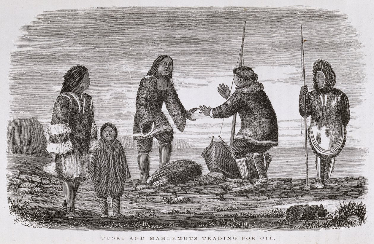 Tuski and Mahlemuts Trading for Oil, from 