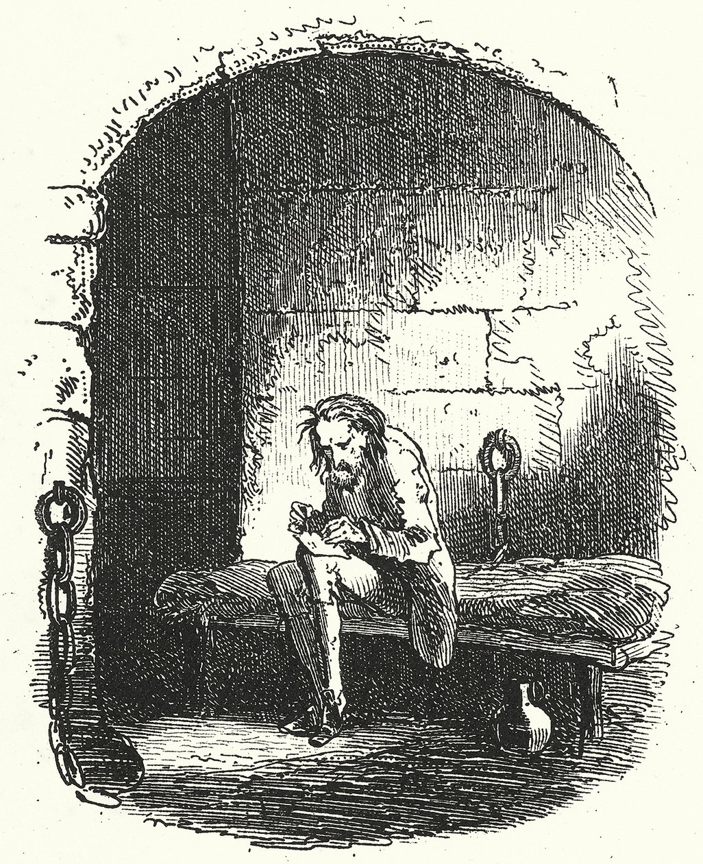 A Tale of Two Cities by Hablot Knight (1815-92) (after) Browne