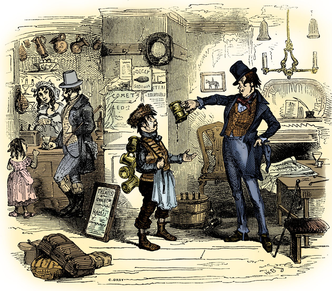 The Old Curiosity Shop by Hablot Knight Browne