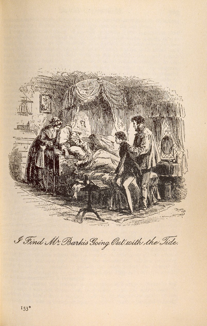 I Find Mr Barkis Going Out with the Tide, from David Copperfield by Charles Dickens (1812-70) by Hablot Knight Browne