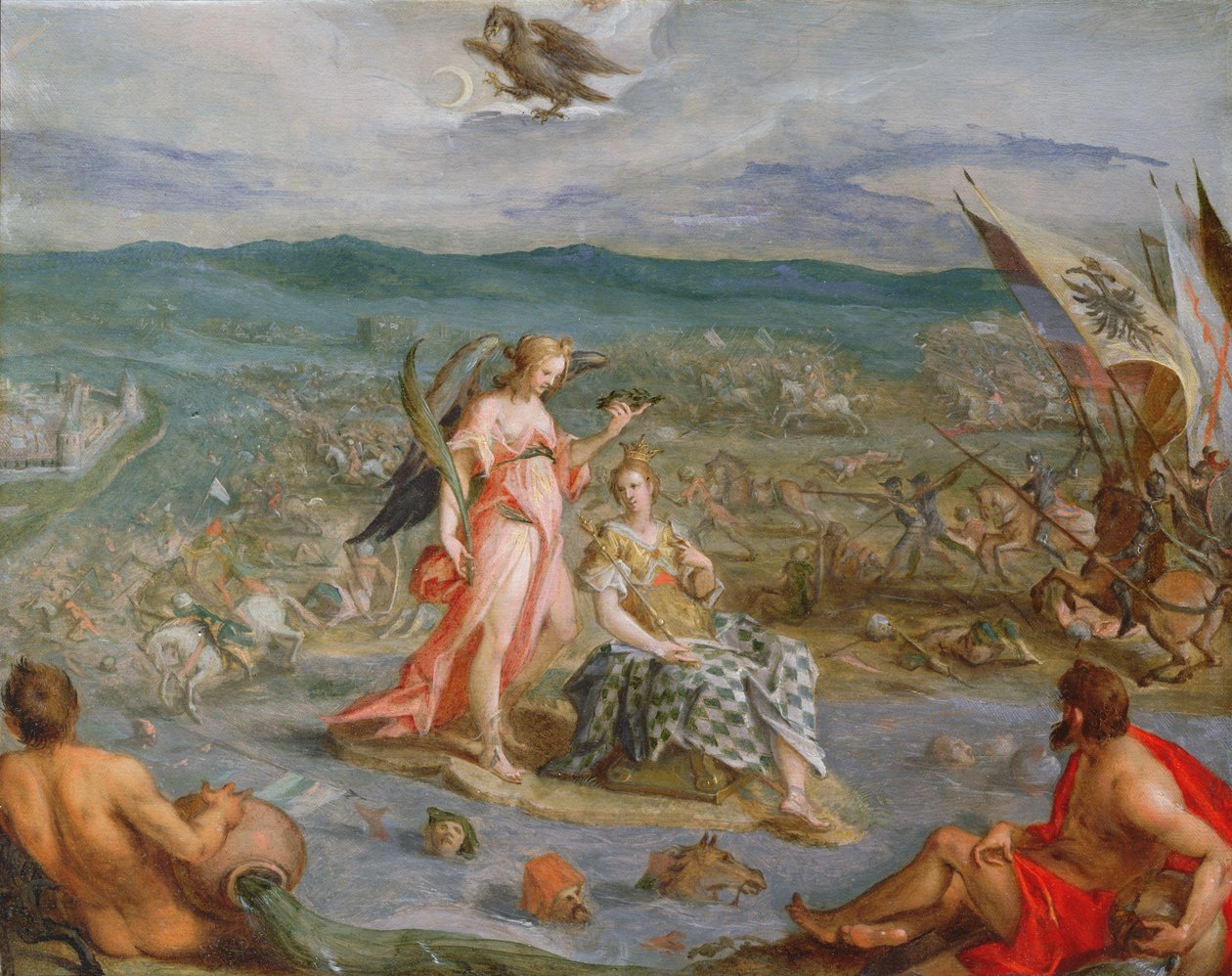 Allegory of The Turkish Wars: The Battle of Sissek by Hans von Aachen