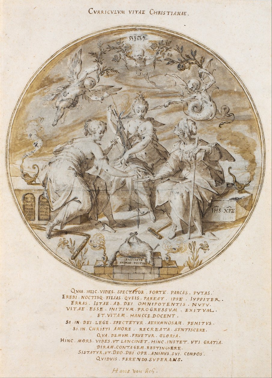 Curriculum Vitae Christianae by Hans von Aachen