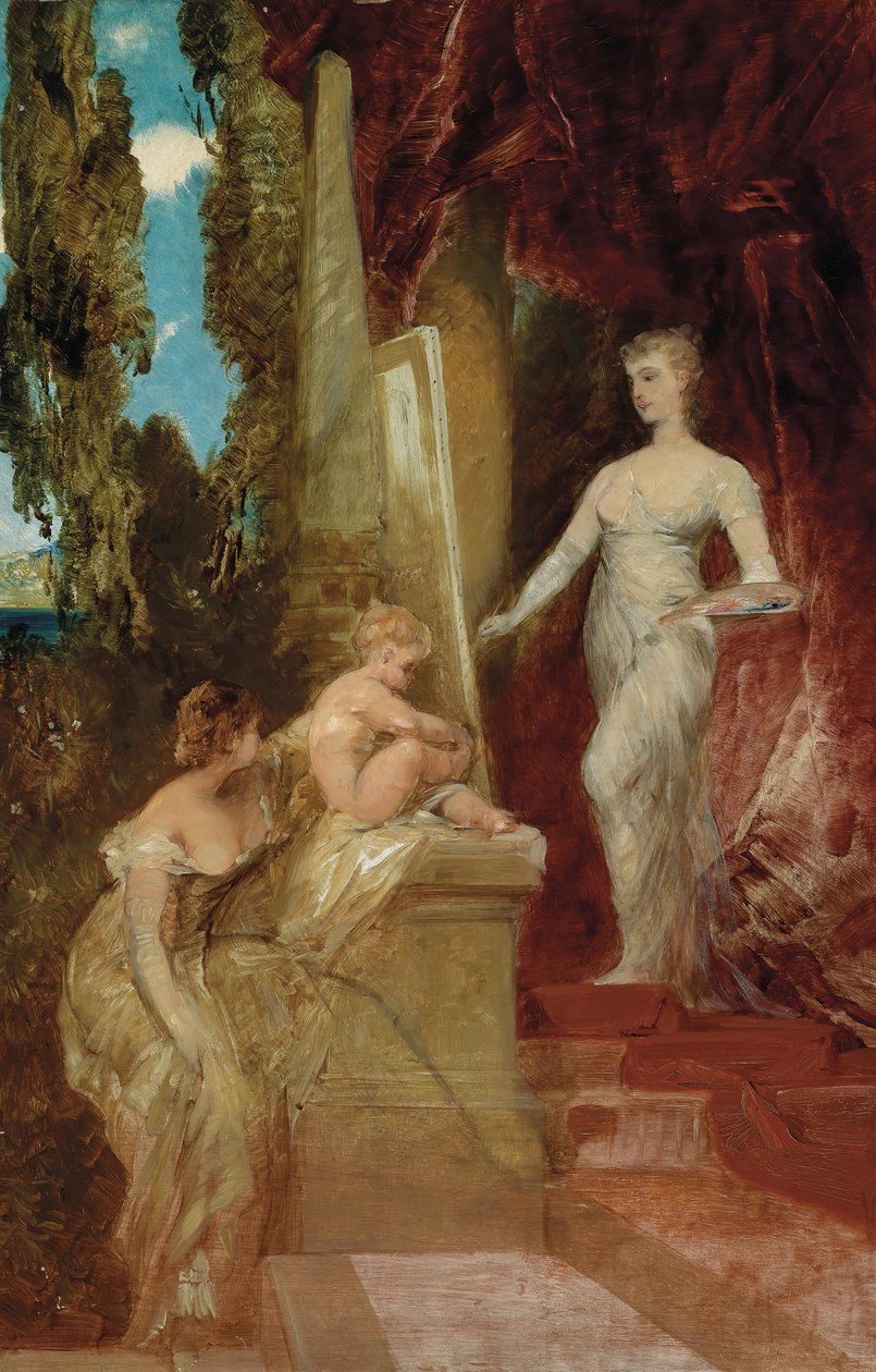 Allegory of Painting by Hans Makart